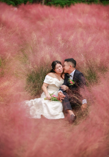 Jeju Pre-Wedding Photoshoot with Jeju Manor Blanc, Saryeoni Forest & Gimnyeong Beach
